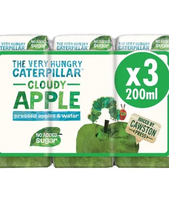Cawston Press Hungry Caterpillar Cloudy Apple 3 x 200ml