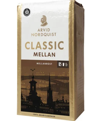 Classic Mellanrost Medium Roast Ground Filter Coffee 500g