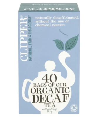 Clipper Organic Naturally Decaffeinated Tea Bags 40 per pack
