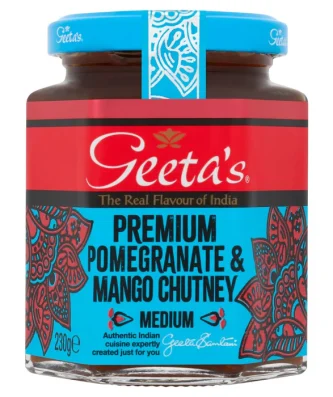 Geeta's Pomegranate & Mango Chutney 230g