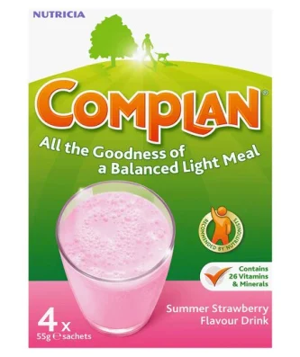 Complan Nutritional Drink Strawberry 4 x 55g
