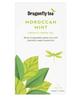 Dragonfly Organic Moroccan Mint Green Tea Bags 20 per pack