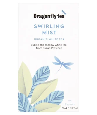 Dragonfly Organic Swirling Mist White Tea Bags 20 per pack