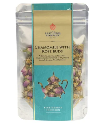 The East India Company Rose Buds and Camomile Infusion Pouch 50g