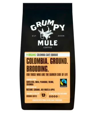 Grumpy Mule Organic Colombia Ground Coffee 227g