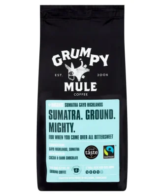 Grumpy Mule Organic Sumatra Ground Coffee 227g