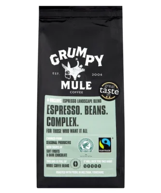 Grumpy Mule Organic Espresso Beans 227g
