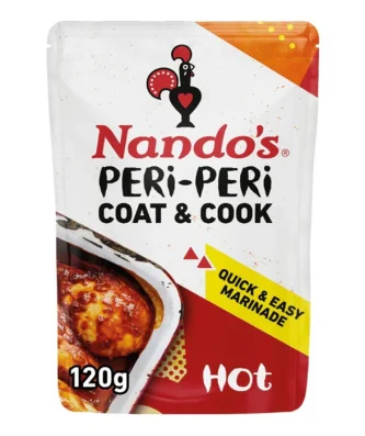 Nando's Coat 'n Cook Hot Peri Peri Marinade 120g