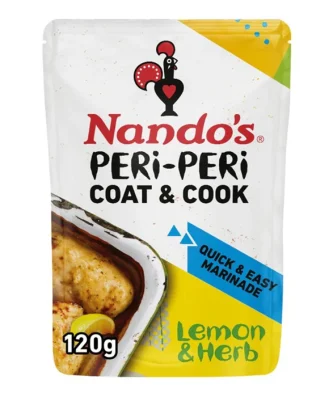 Nando's Coat 'n Cook Lemon & Herb Peri Peri Marinade 120g