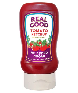 Real Good No Added Sugar Tomato Ketchup Recyclable 310g