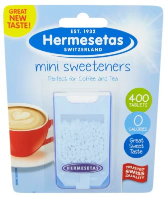 Hermesetas Mini Sweeteners Tabs 400 per pack