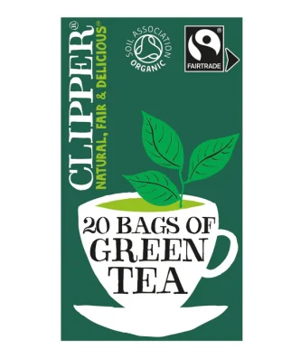 Clipper Organic Fairtrade Green Tea Bags 20 per pack