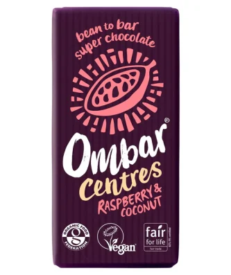 Ombar Centres Raspberry & Coconut Chocolate 35g