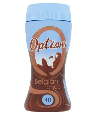 Options Belgian Hot Chocolate Drink 220g