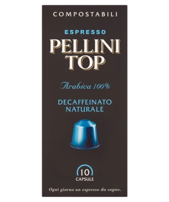 Pellini Top Arabica Decaff Compostable Nespresso Compatible Coffee Capsules 10 per pack