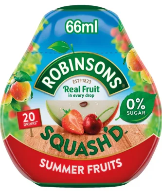 Robinsons Squash'd Summer Fruits No Added Sugar 66ml