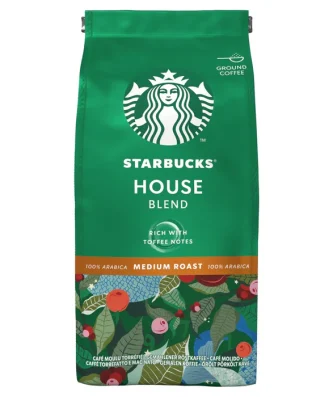 Starbucks House Blend Medium Roast Ground Coffee 200g