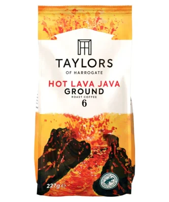 Taylors Dark Roast Hot Lava Java Ground Coffee 227g