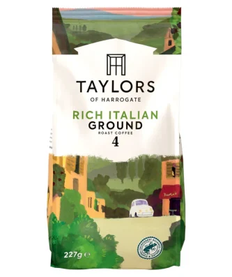 Taylors Rich Italian Dark Roast Ground Coffee 227g