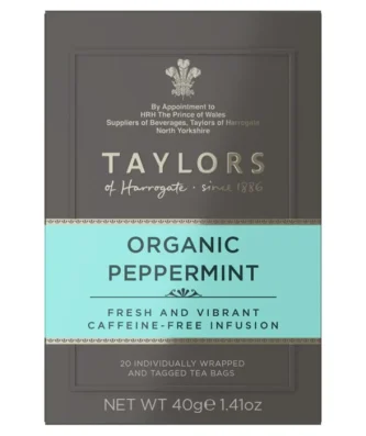 Taylors Organic Peppermint Teabags 20 per pack