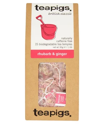 Teapigs Rhubarb & Ginger Tea Bags 15 per pack