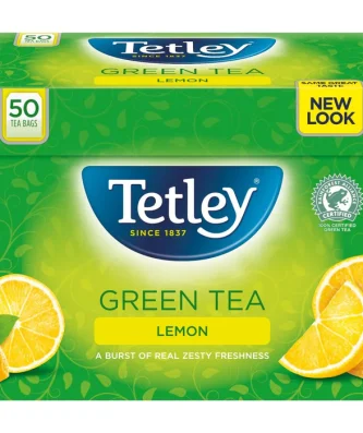 Tetley Green Lemon Tea Bags 50 per pack