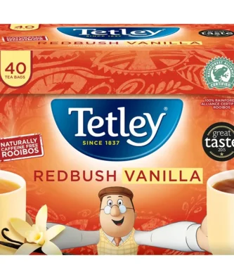 Tetley Redbush & Vanilla Tea Bags 40 per pack