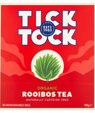 Tick Tock Organic Rooibos Tea Bags 80 per pack