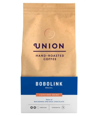 Union Bobolink Brazil Cafetiere Grind 200g