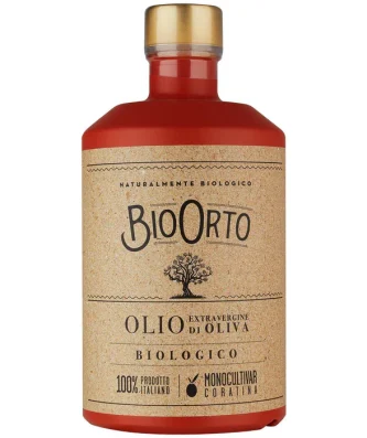 Bio Orto Organic Extra Virgin Olive Oil Monocultivar Coratina 500ml