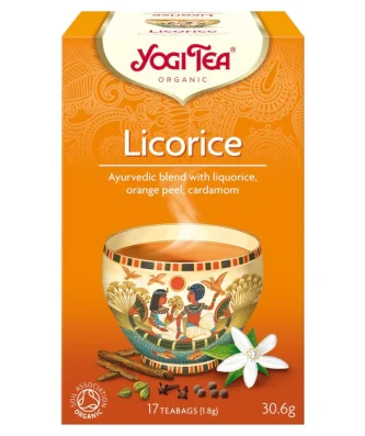 Yogi Tea Licorice Organic Tea Bags 17 per pack