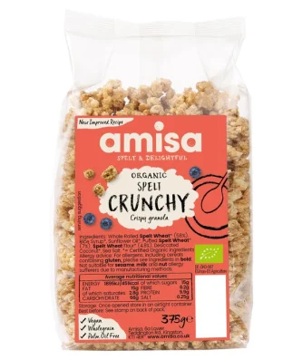 Amisa Organic Spelt Crunchy 375g