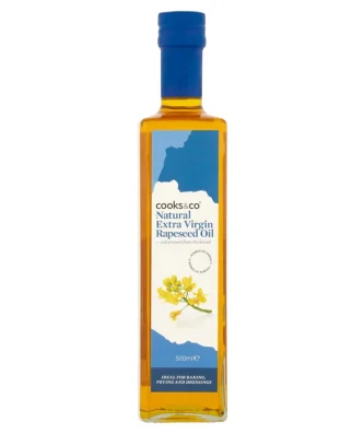 Cooks & Co 100% Pure Cold Pressed Rapeseed Oil 500ml
