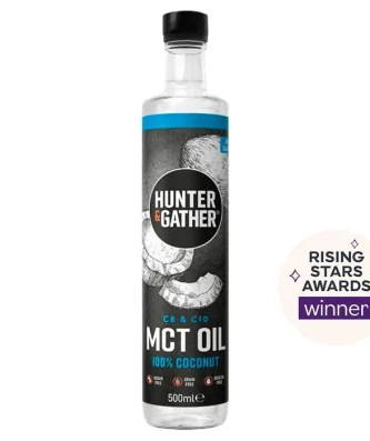Hunter & Gather MCT Oil C8 & C10 100% Coconut Derived 500ml