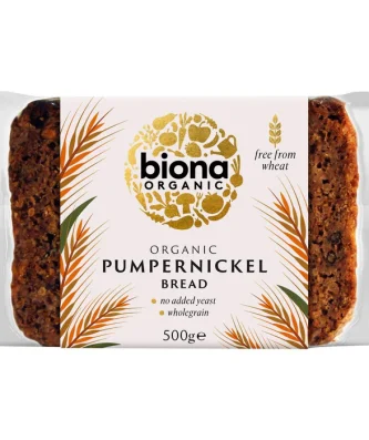 Biona Organic Pumpernickel Bread Sliced 500g