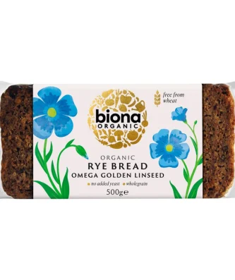 Biona Organic Omega Rye Bread 500g