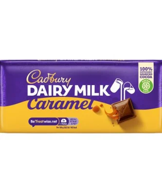 Cadbury Dairy Milk Caramel Chocolate Bar 120g