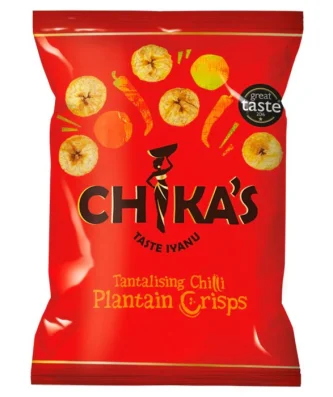 Chika's Chilli Plantain Crisps 35g