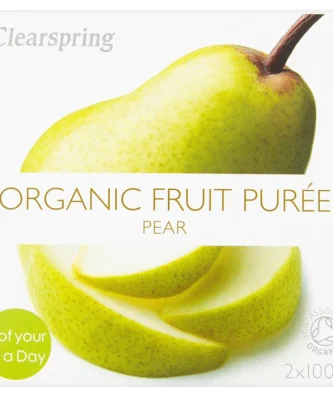 Clearspring Organic Pear Puree 2 x 100g