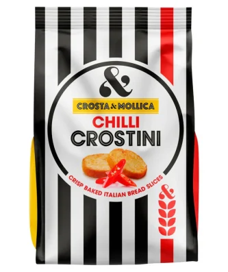Crosta & Mollica Chilli Crostini Toasted Bread 150g