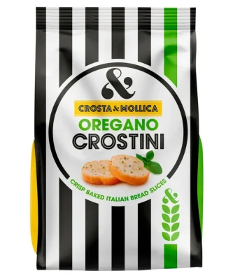 Crosta & Mollica Oregano Crostini Toasted Bread 150g