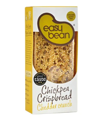 Easy Bean Chickpea Crispbread Cheddar Crunch 110g
