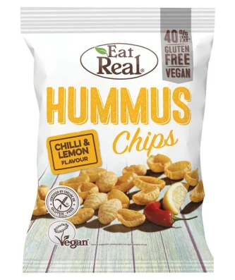 Eat Real Hummus Chilli & Lemon Flavoured Chips 135g