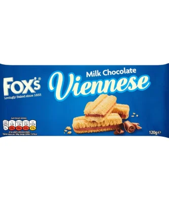Fox's Biscuits Milk Chocolate Viennese 120g
