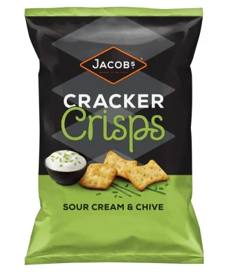 Jacob's Cracker Crisps Sour Cream & Chive 150g