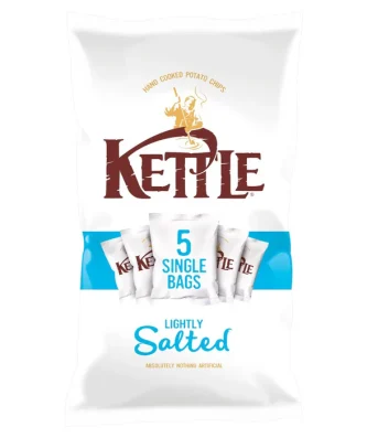 Kettle Chips Lightly Salted Multipack Crisps 5 x 30g