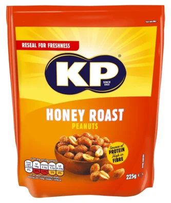 KP Honey Roast Peanuts 225g