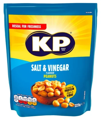 KP Peanuts Salt & Vinegar 225g
