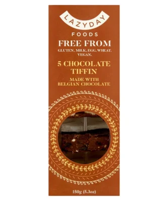 Lazy Day Free From Belgian Dark Chocolate Tiffin 150g