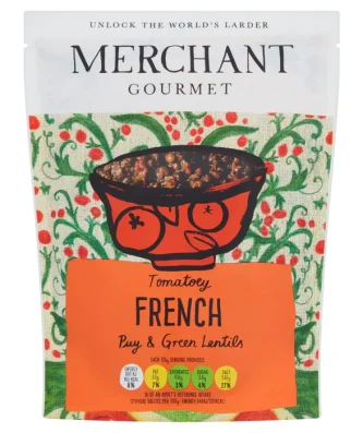 Merchant Gourmet Tomatoey French Puy & Green Lentils 250g